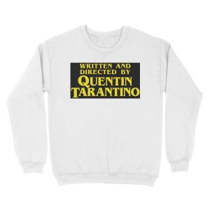 Alternative view of Written and Directed by Quentin Tarantino Unisex Crewneck Sweatshirt