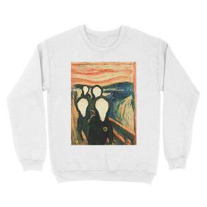 Alternative view of Wu Scream - www.art-customized.com Unisex Crewneck Sweatshirt