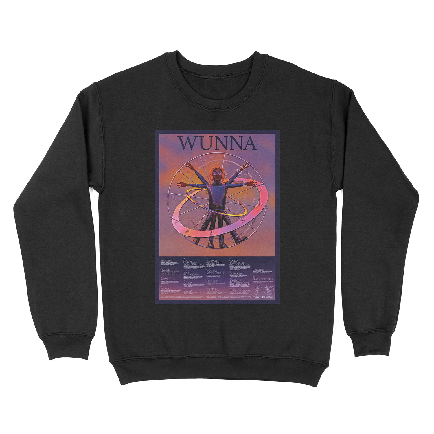WUNNA POSTER Unisex Crewneck Sweatshirt