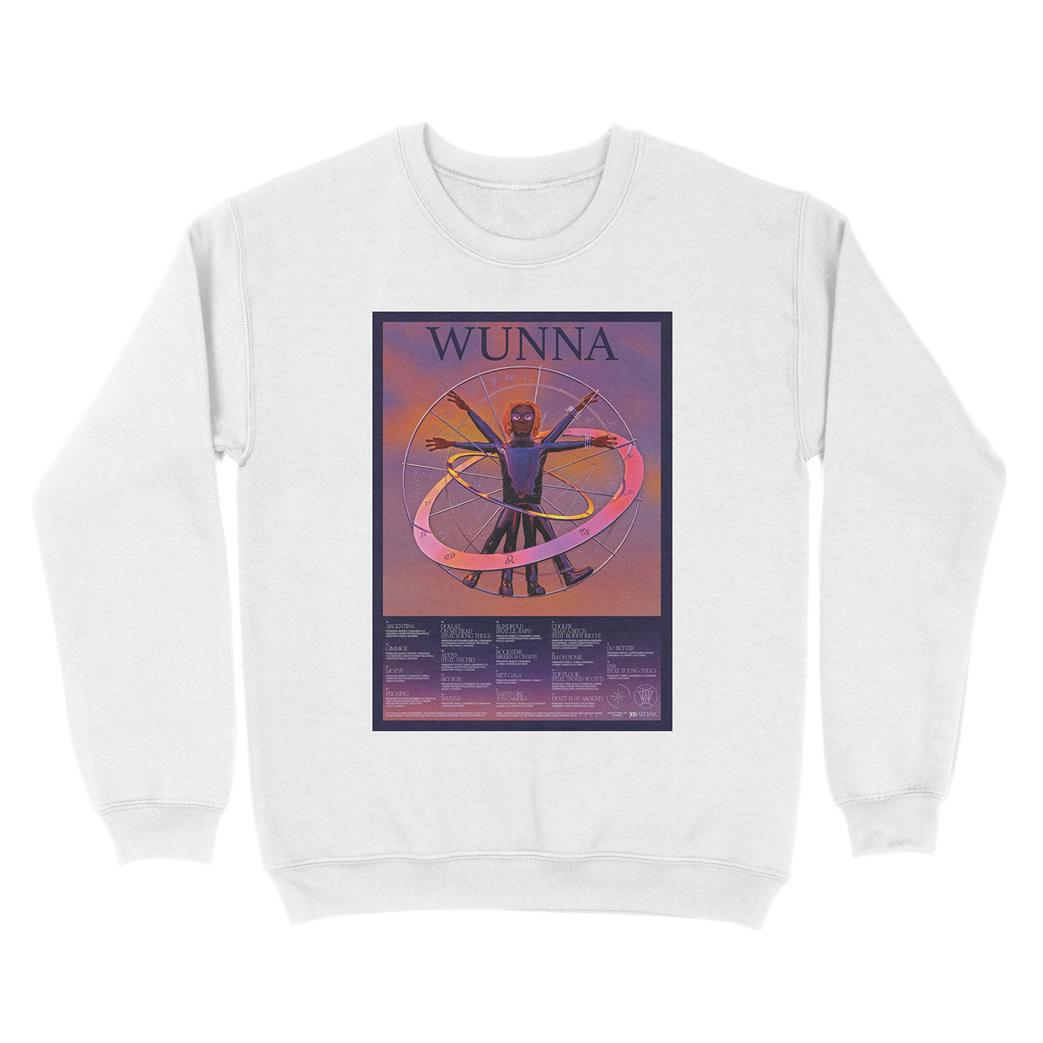 WUNNA POSTER Unisex Crewneck Sweatshirt - Image 2