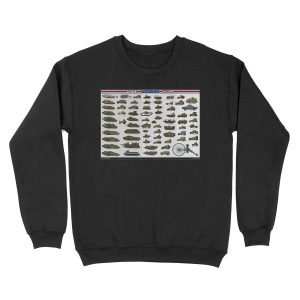 WW1 centennial - Tanks and Armored Vehicles Unisex Crewneck Sweatshirt