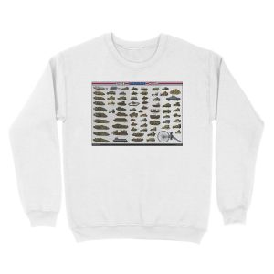 Alternative view of WW1 centennial - Tanks and Armored Vehicles Unisex Crewneck Sweatshirt