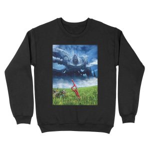 Xenoblade Chronicles Artwork Design Unisex Crewneck Sweatshirt