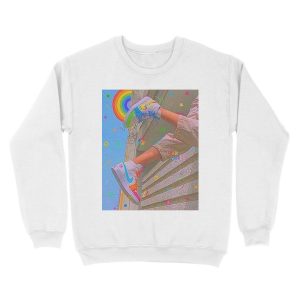 Alternative view of y2k sneakers aesthetic Unisex Crewneck Sweatshirt