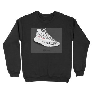 Yeezy Zebra Unisex Crewneck Sweatshirt