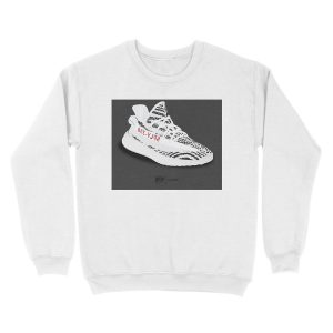 Alternative view of Yeezy Zebra Unisex Crewneck Sweatshirt