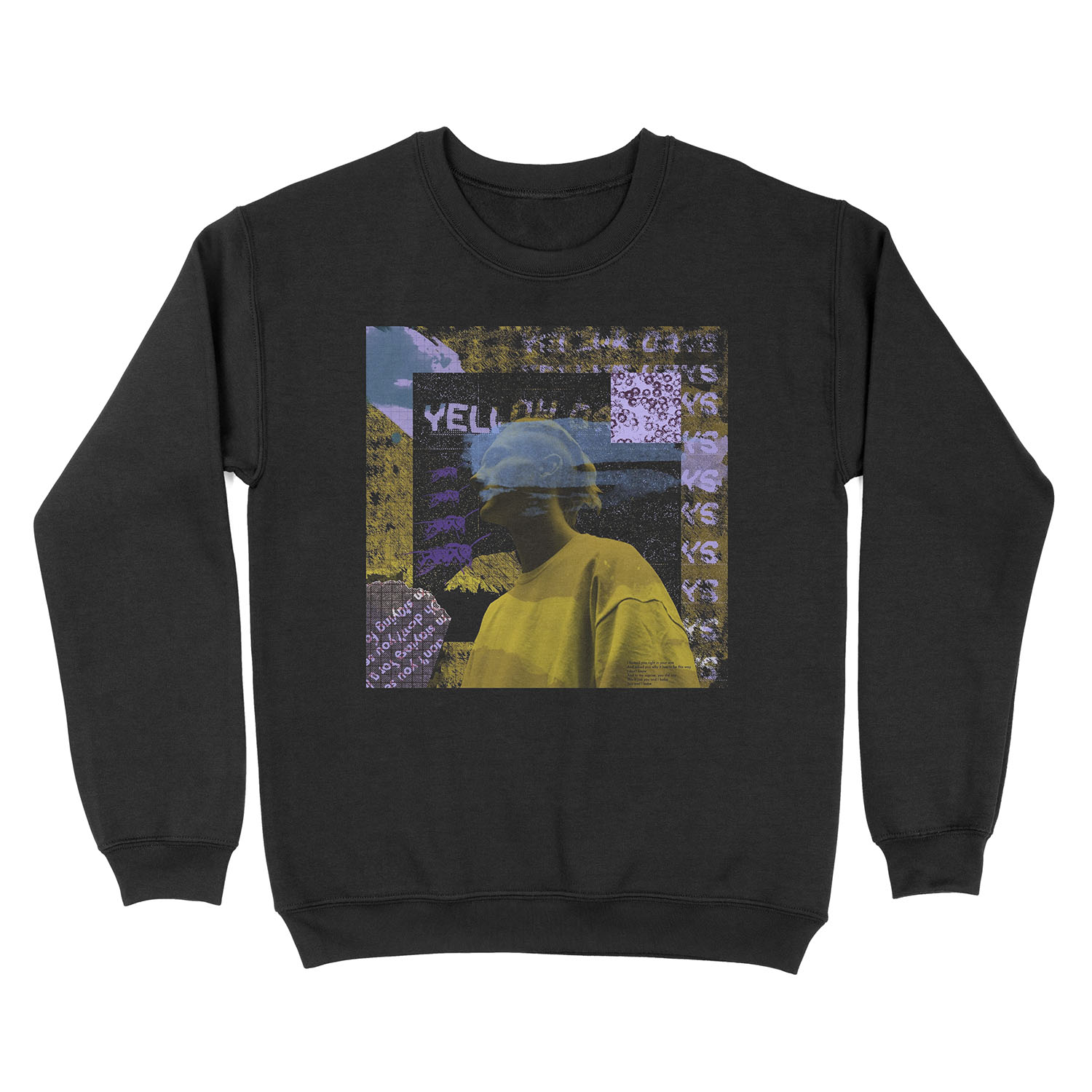 yellow days collage Unisex Crewneck Sweatshirt
