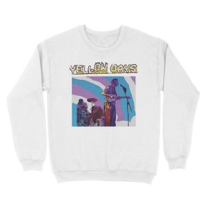 Alternative view of Yellow Days Psychedelic Concert Unisex Crewneck Sweatshirt