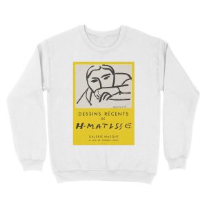 Alternative view of Yellow Récents Unisex Crewneck Sweatshirt