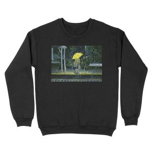 Yellow umbrella part 2 Unisex Crewneck Sweatshirt