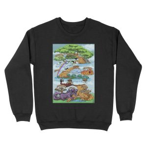YGGDRASILL - The Nine Worlds Unisex Crewneck Sweatshirt