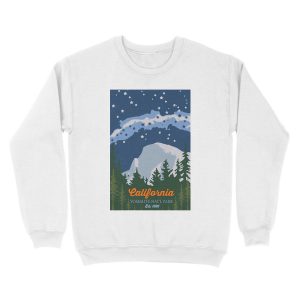 Alternative view of Yosemite National Park Unisex Crewneck Sweatshirt