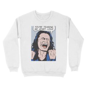 Alternative view of you're tearing me apart, Lisa! Unisex Crewneck Sweatshirt