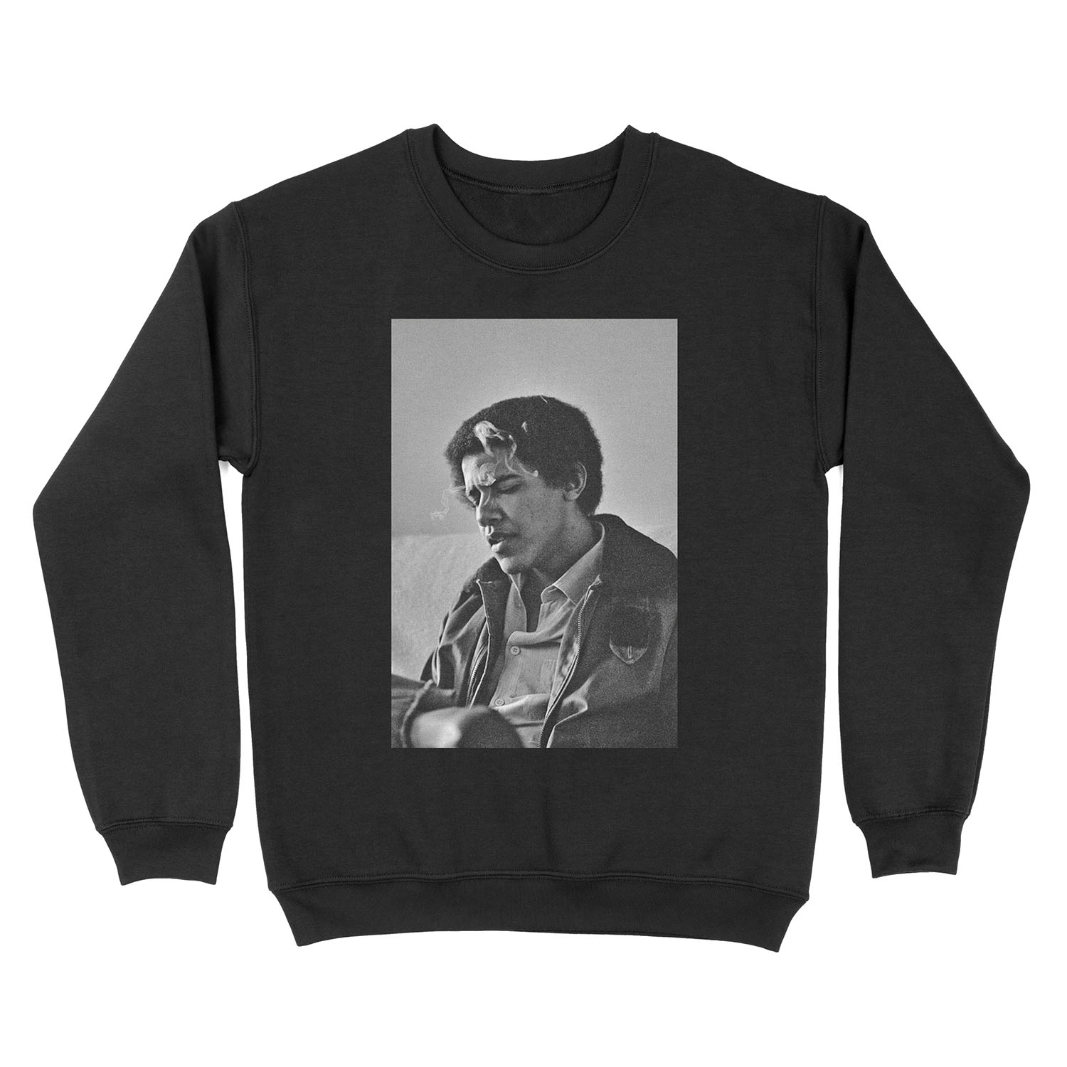 Young Barack Obama - Smoking Print Unisex Crewneck Sweatshirt
