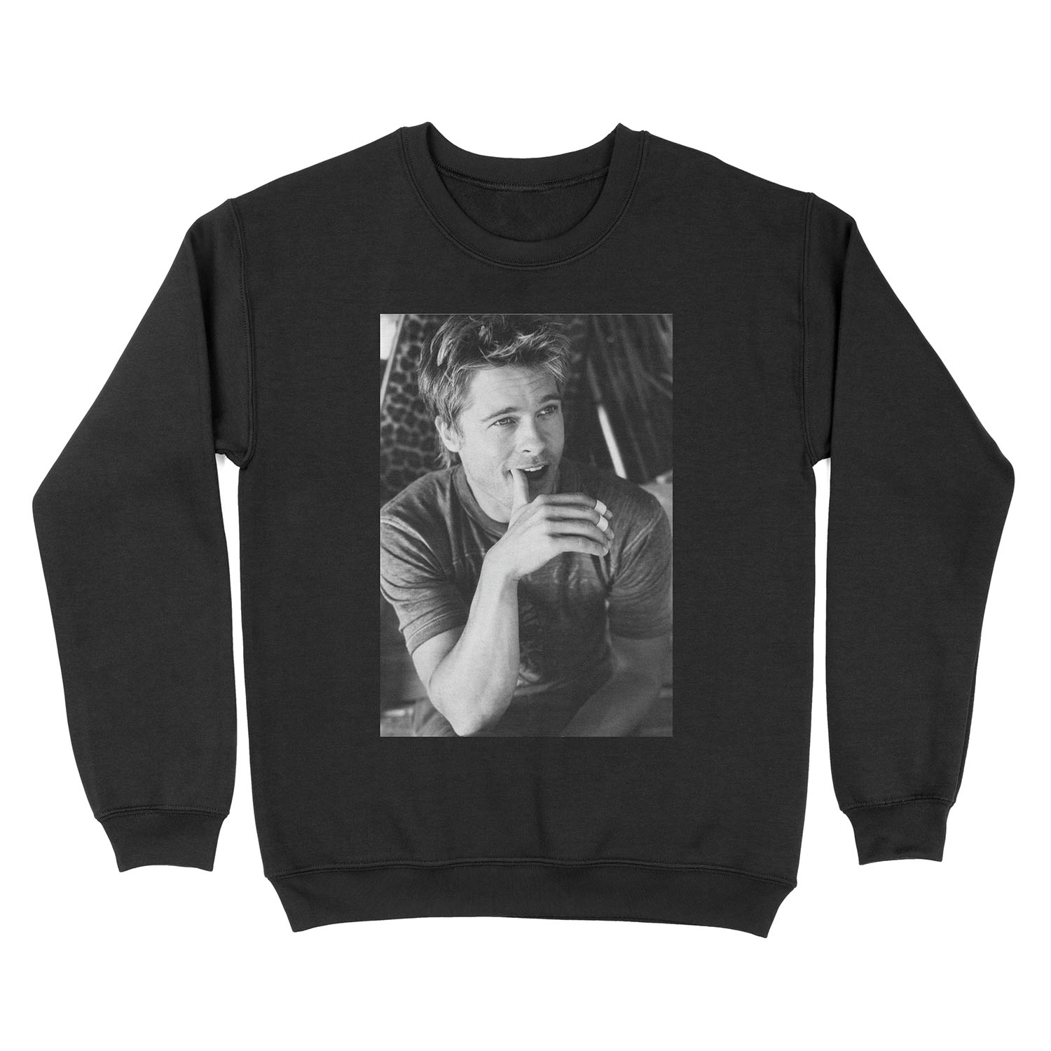 young Brad Pitt Unisex Crewneck Sweatshirt