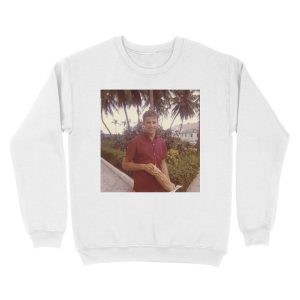 Alternative view of Young Joe Biden Print Unisex Crewneck Sweatshirt