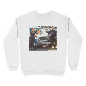 Alternative view of Young Matt Damon Ben Affleck Good Will Hunting Unisex Crewneck Sweatshirt
