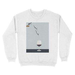 Alternative view of Your best friends forget you get old Unisex Crewneck Sweatshirt