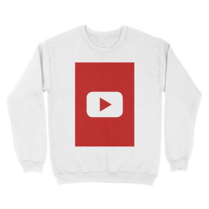 Alternative view of Youtube Unisex Crewneck Sweatshirt