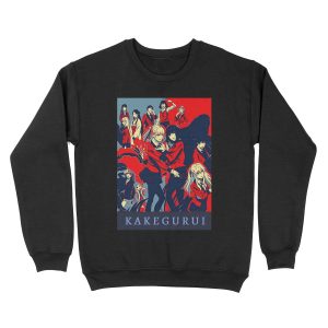 Yumeko and Kirari Kakegurui Unisex Crewneck Sweatshirt