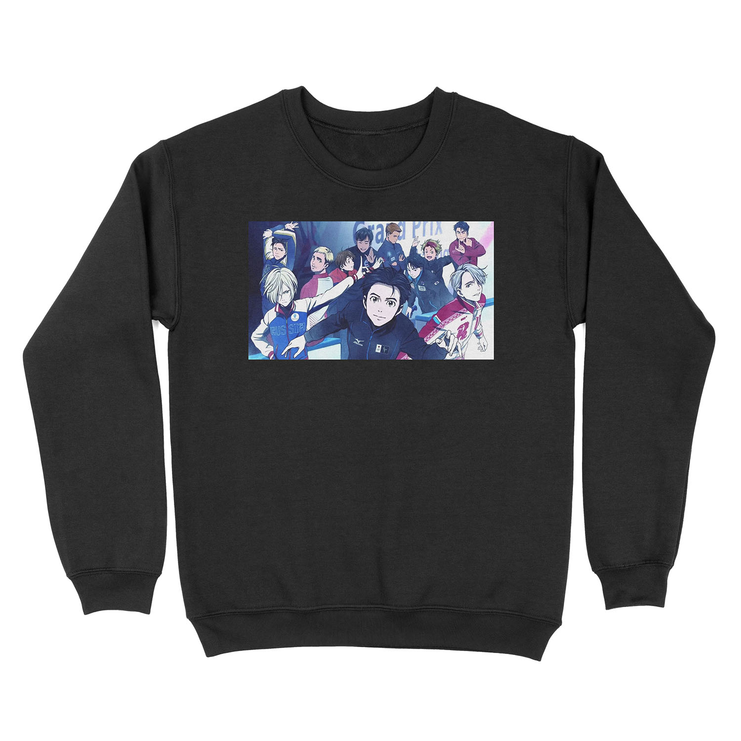 Yuri!!! on Ice - poster Unisex Crewneck Sweatshirt