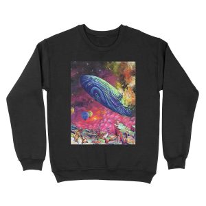 Zeppelin Rainbow Art Unisex Crewneck Sweatshirt