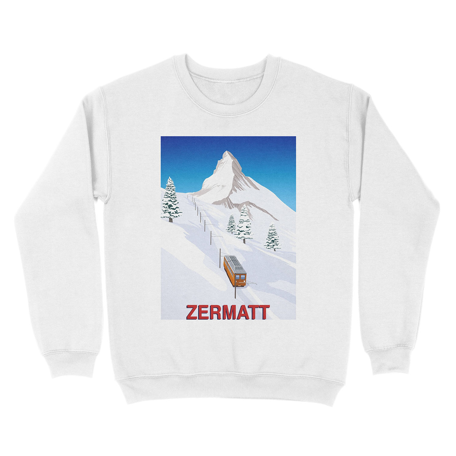 Zermatt Unisex Crewneck Sweatshirt - Image 2