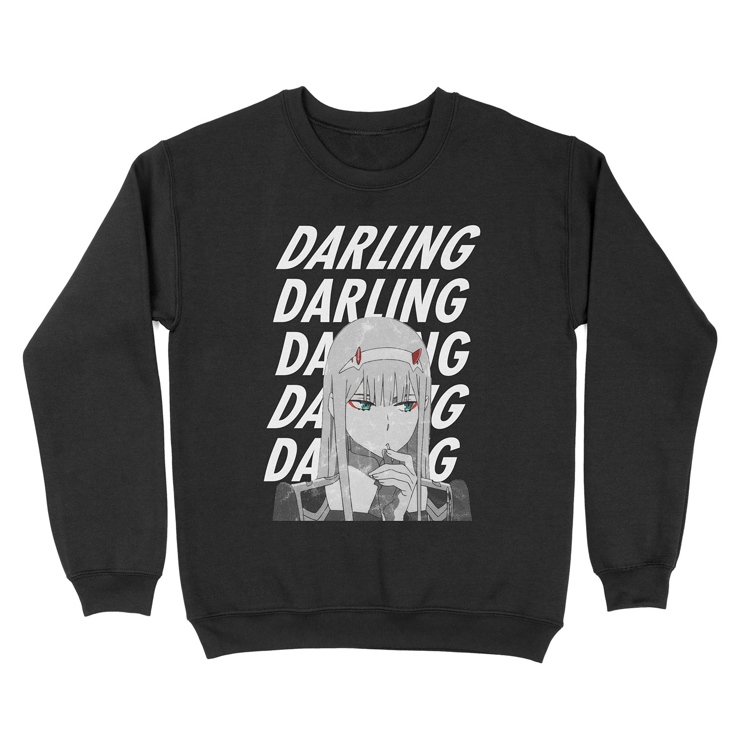 Zero Two "Darling" Darling in the FranXX Unisex Crewneck Sweatshirt