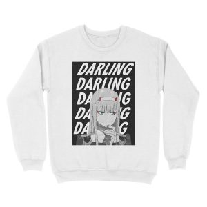 Alternative view of Zero Two "Darling" Darling in the FranXX Unisex Crewneck Sweatshirt