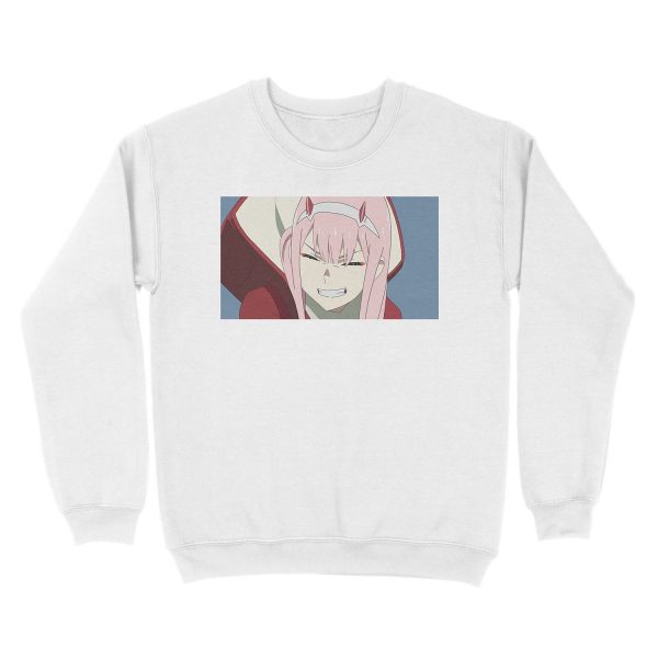 Zero Two Smile Unisex Crewneck Sweatshirt - Image 2