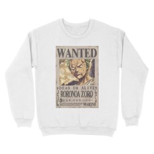 Alternative view of Zoro first wanted poster Unisex Crewneck Sweatshirt