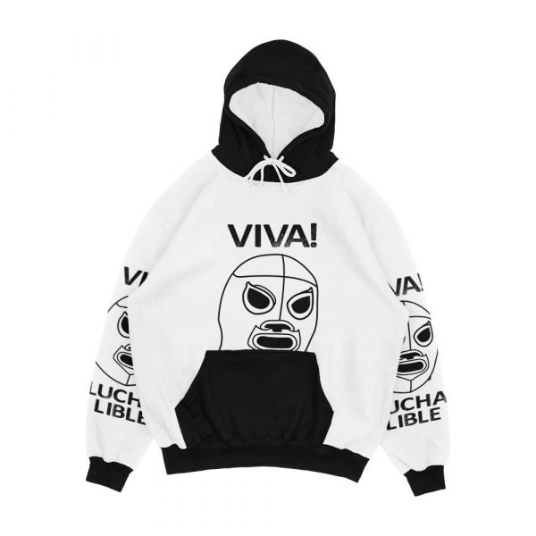 010 Viva Lucha Libre Men's All-Over-Print Hoodie