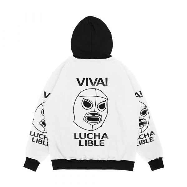 010 Viva Lucha Libre Men's All-Over-Print Hoodie - Image 2