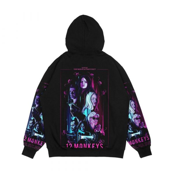 12 Monkeys Men's All-Over-Print Hoodie - Image 2