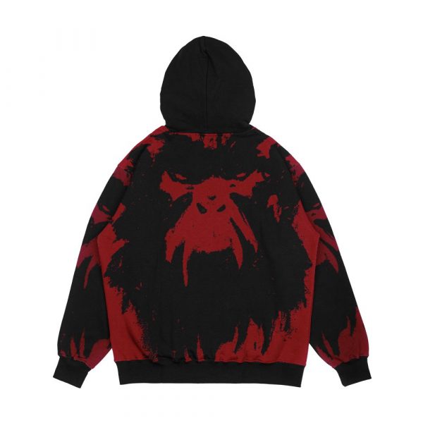12 Monkeys Terry Gilliam Wall Drawing Black Men's All-Over-Print Hoodie - Image 2