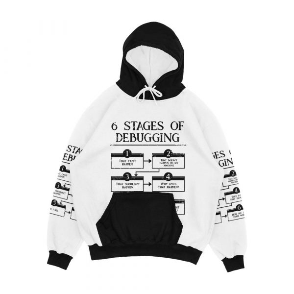 6 Stages Of Debugging Men's All-Over-Print Hoodie