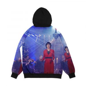 Alternative view of A Christmas Enya Men's All-Over-Print Hoodie