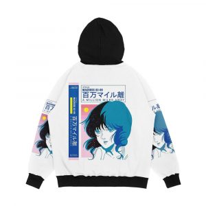 Alternative view of A Million Miles Away Men's All-Over-Print Hoodie