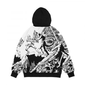 Alternative view of A Paladin In Hell Men's All-Over-Print Hoodie