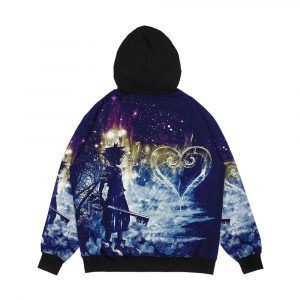 Alternative view of A Path To The Heart Men's All-Over-Print Hoodie