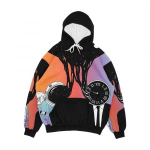 A Portrait Of Space And Time A Study Of Existence Men's All-Over-Print Hoodie