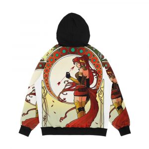 Alternative view of A Touch Of Destiny Men's All-Over-Print Hoodie