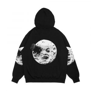 Alternative view of A Trip To The Moon Le Voyage Dans La Lune Face Only Men's All-Over-Print Hoodie