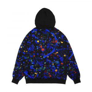 Alternative view of Abstract 909 Men's All-Over-Print Hoodie