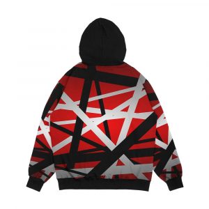 Alternative view of Abstract Hallen Line Men's All-Over-Print Hoodie