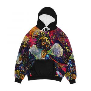 Abstract Kod Men's All-Over-Print Hoodie