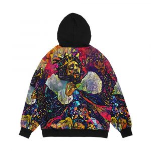 Alternative view of Abstract Kod Men's All-Over-Print Hoodie