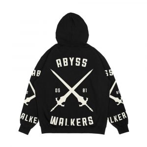 Alternative view of Abyss Walker Men's All-Over-Print Hoodie