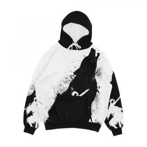 Abyss Warrior Version Black Men's All-Over-Print Hoodie