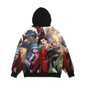 Alternative view of Ace Attorney Apollo Justice Men's All-Over-Print Hoodie